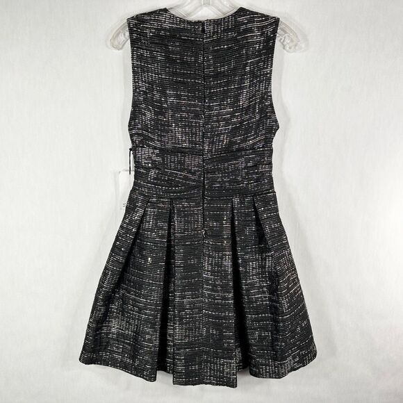 Bailey 44 Size 0 Dress Keep On Dreaming Metallic Silver Gray Sequins NWT 1458 - Picture 3 of 10